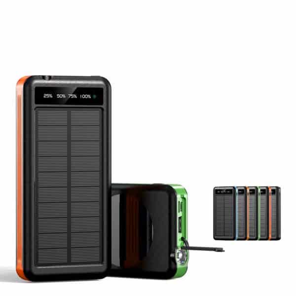 10000mah wireless solar power bank zl809